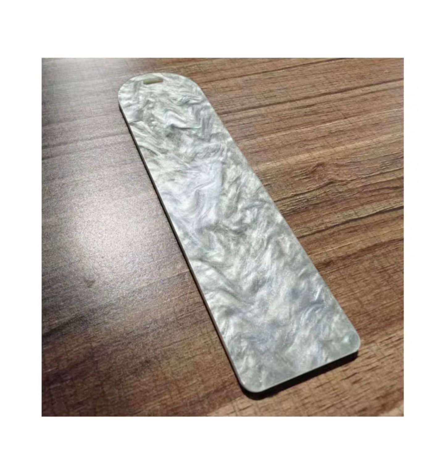 Resin bookmark colourful blank