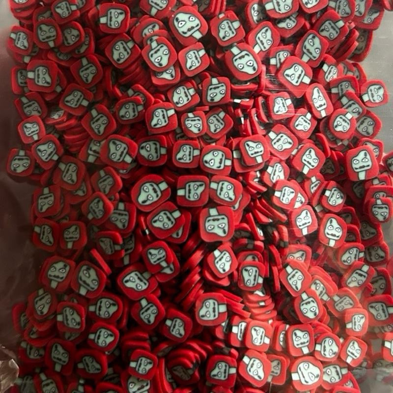 Polymer clay slices