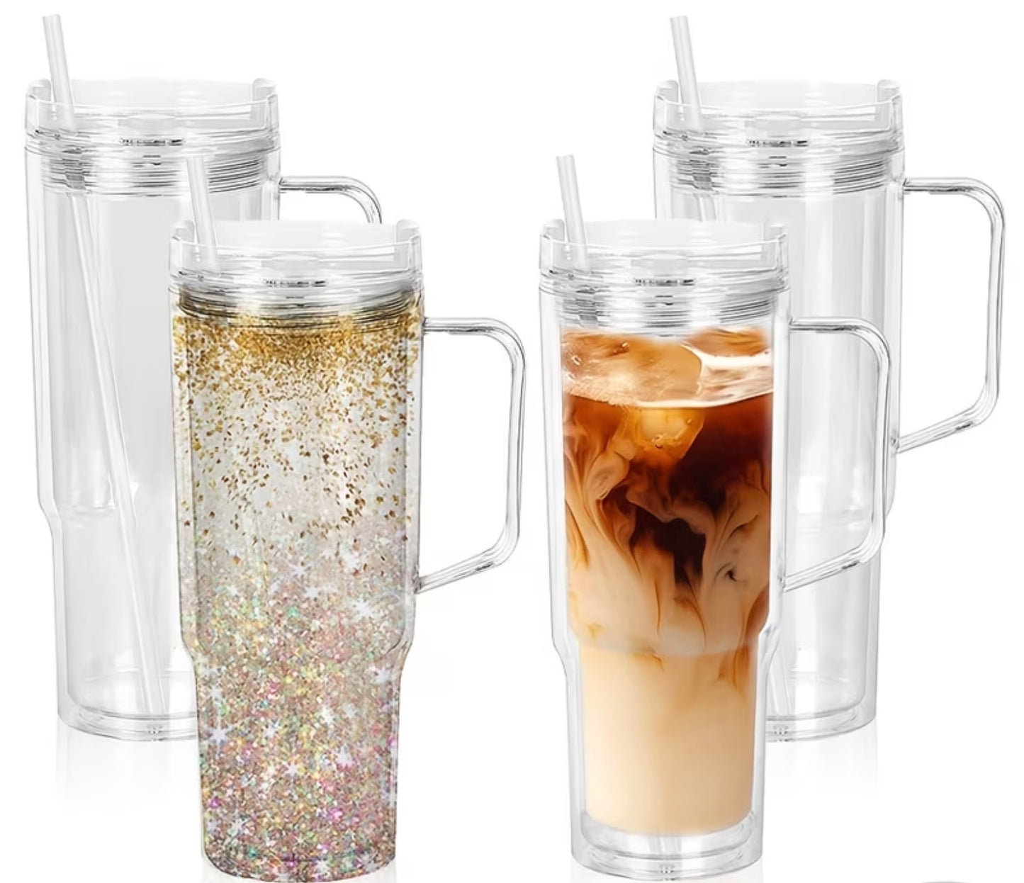 40oz snow globe tumbler