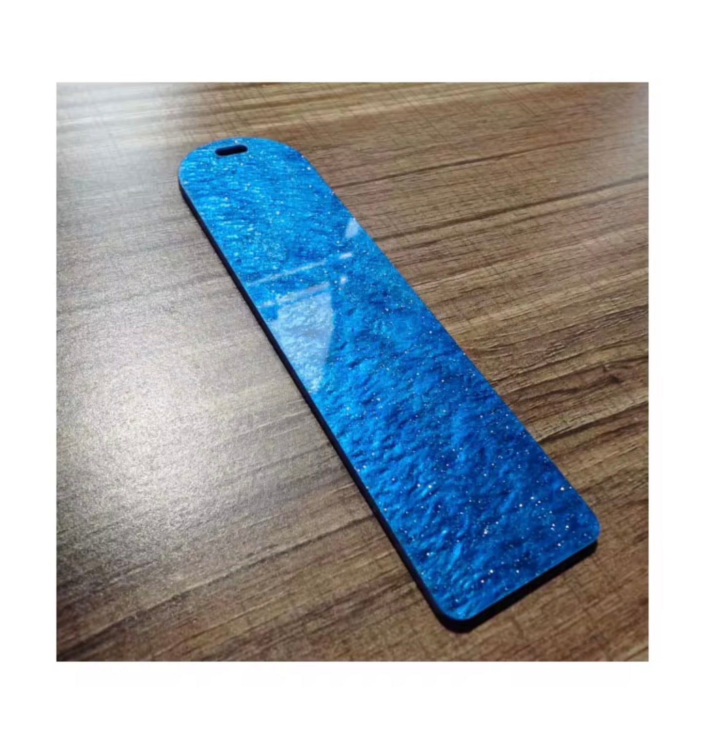 Resin bookmark colourful blank