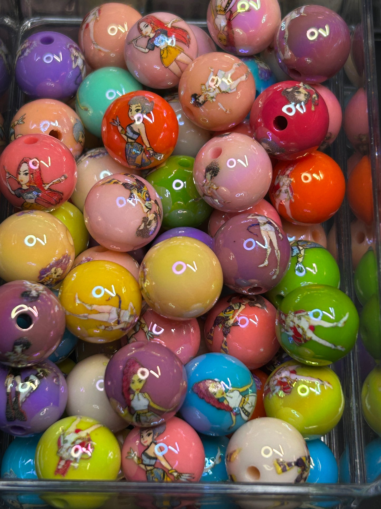 Printed beads