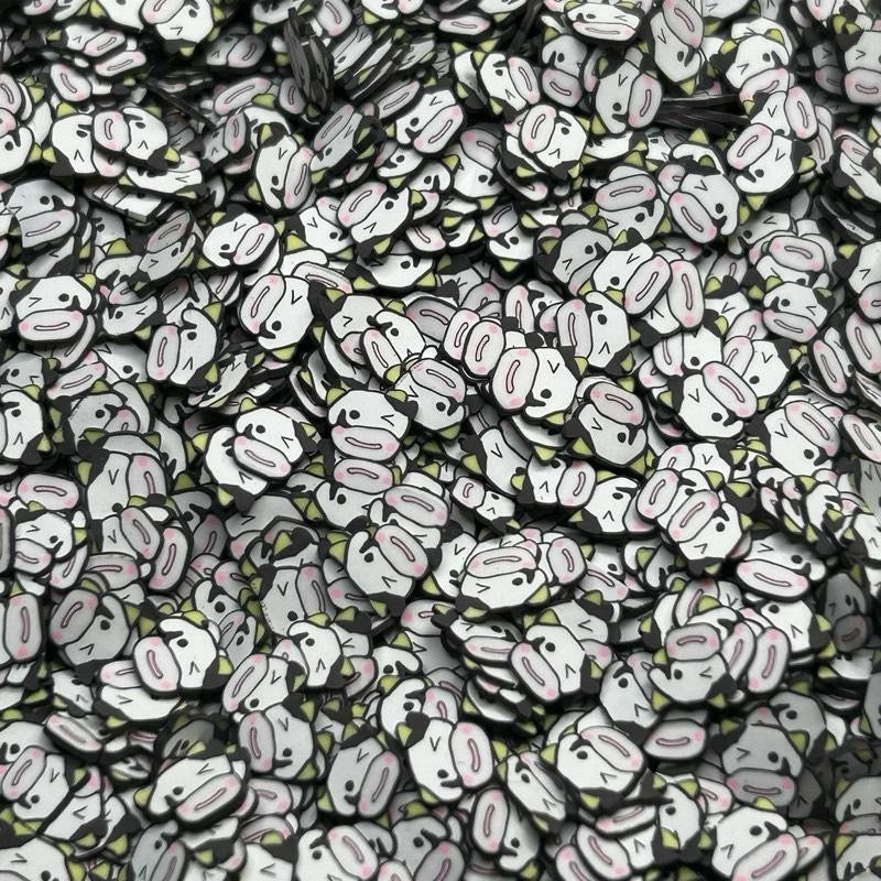 Polymer clay slices