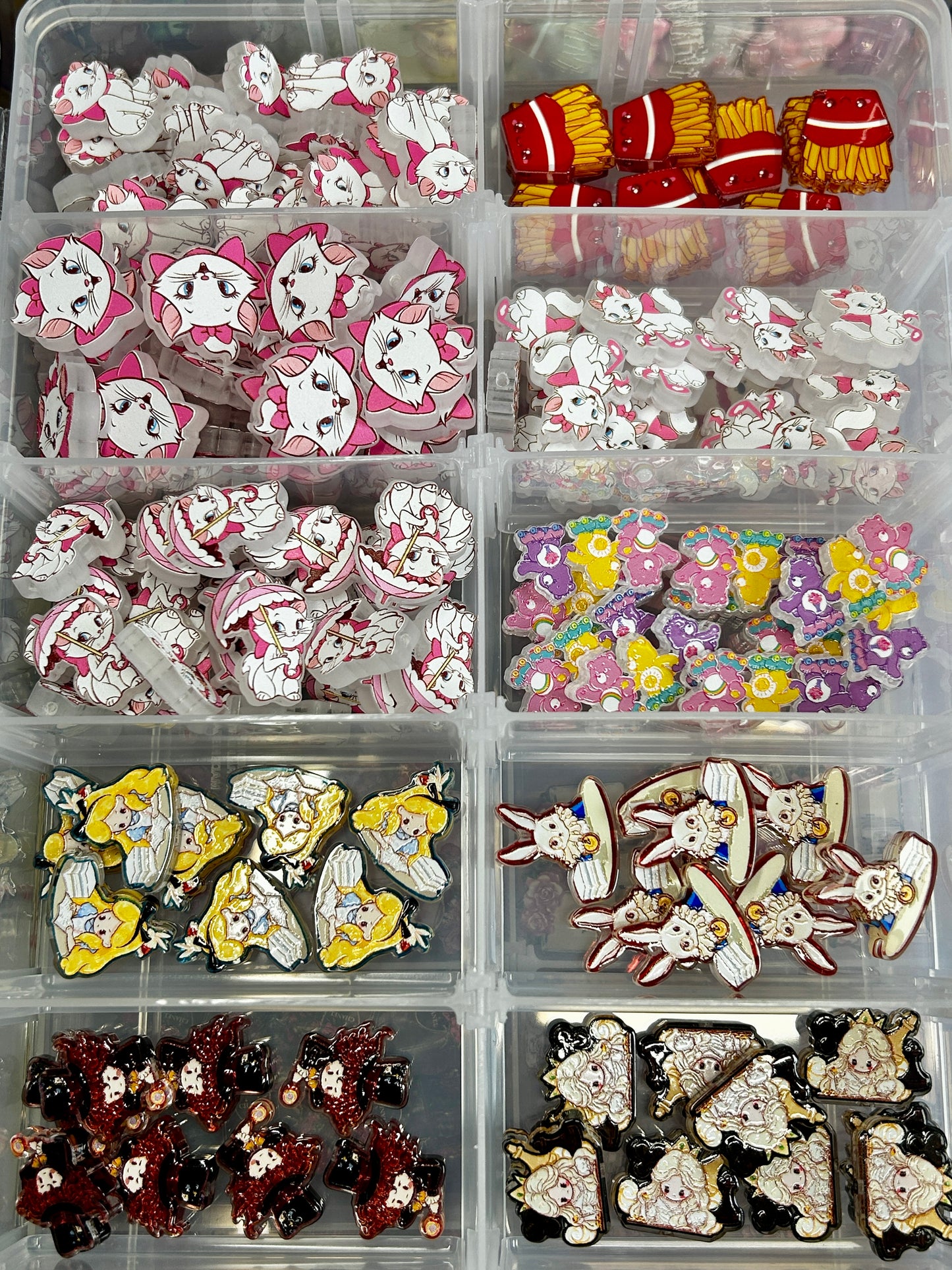 Focal Acrylic Beads