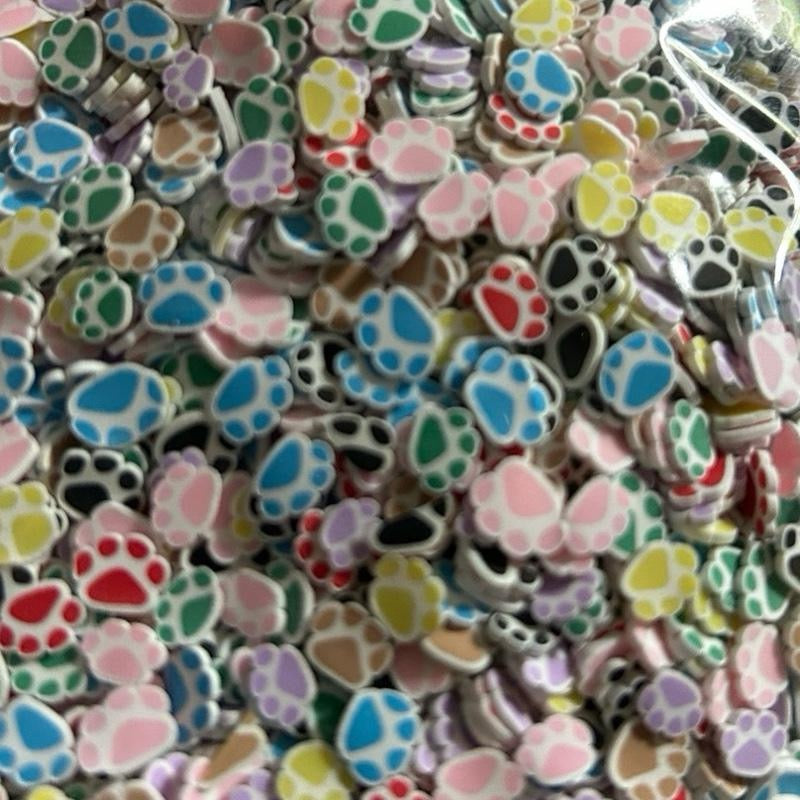 Polymer clay slices