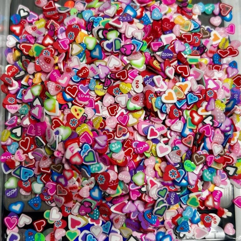 Polymer clay slices