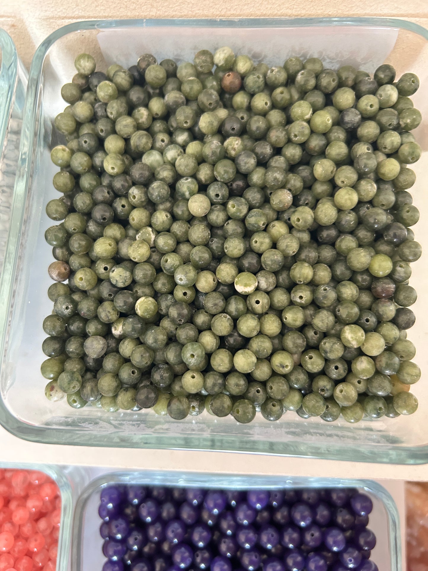 Semiprecious beads
