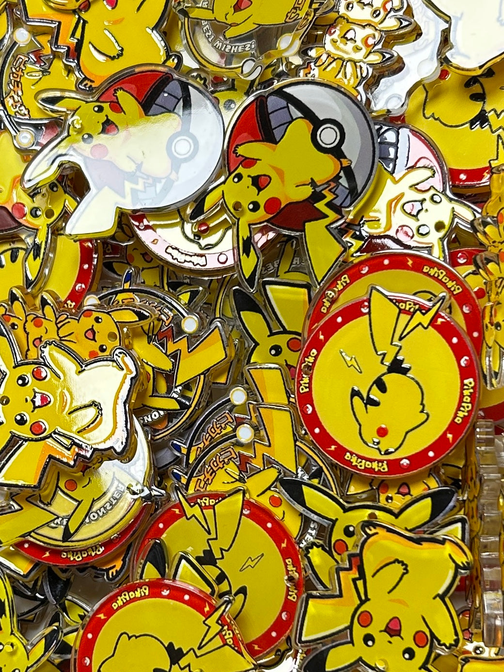 Acrylic charm slices