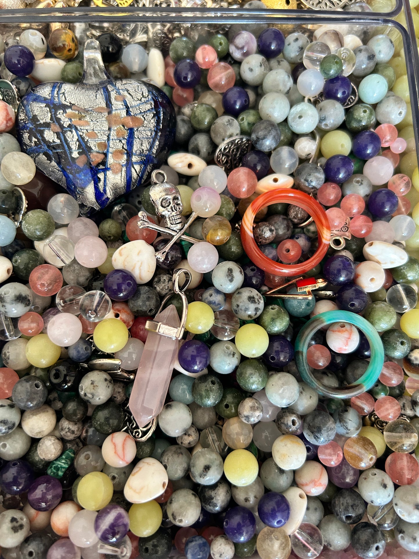 Semiprecious beads