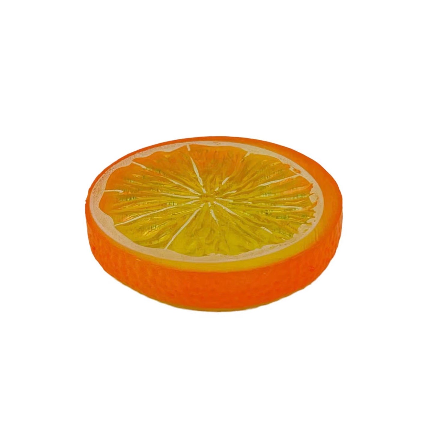 Fruit slices simulated fruit