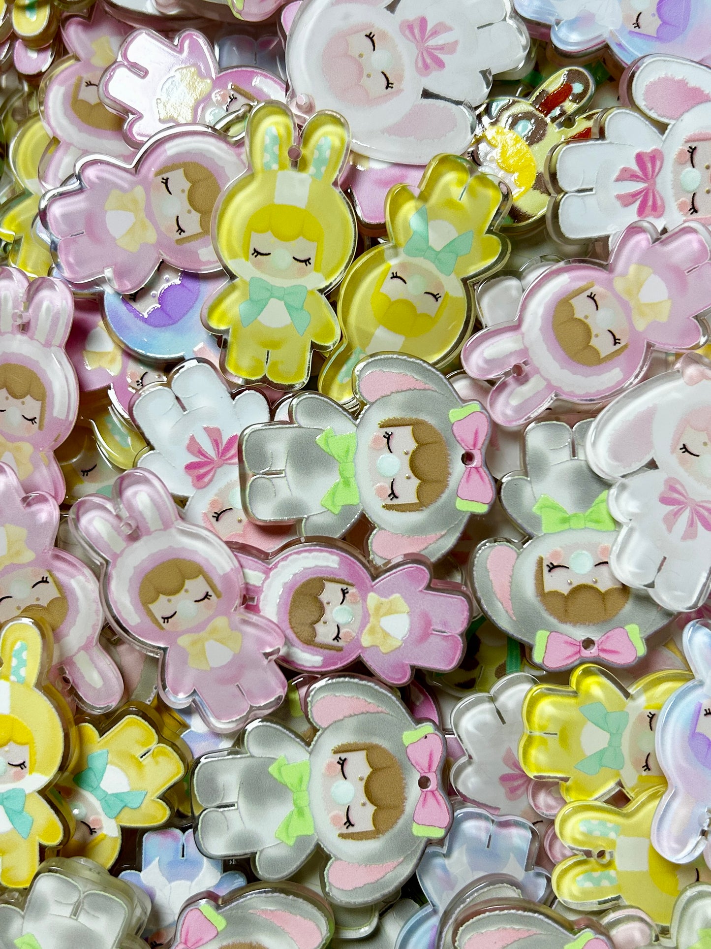 Acrylic charm slices