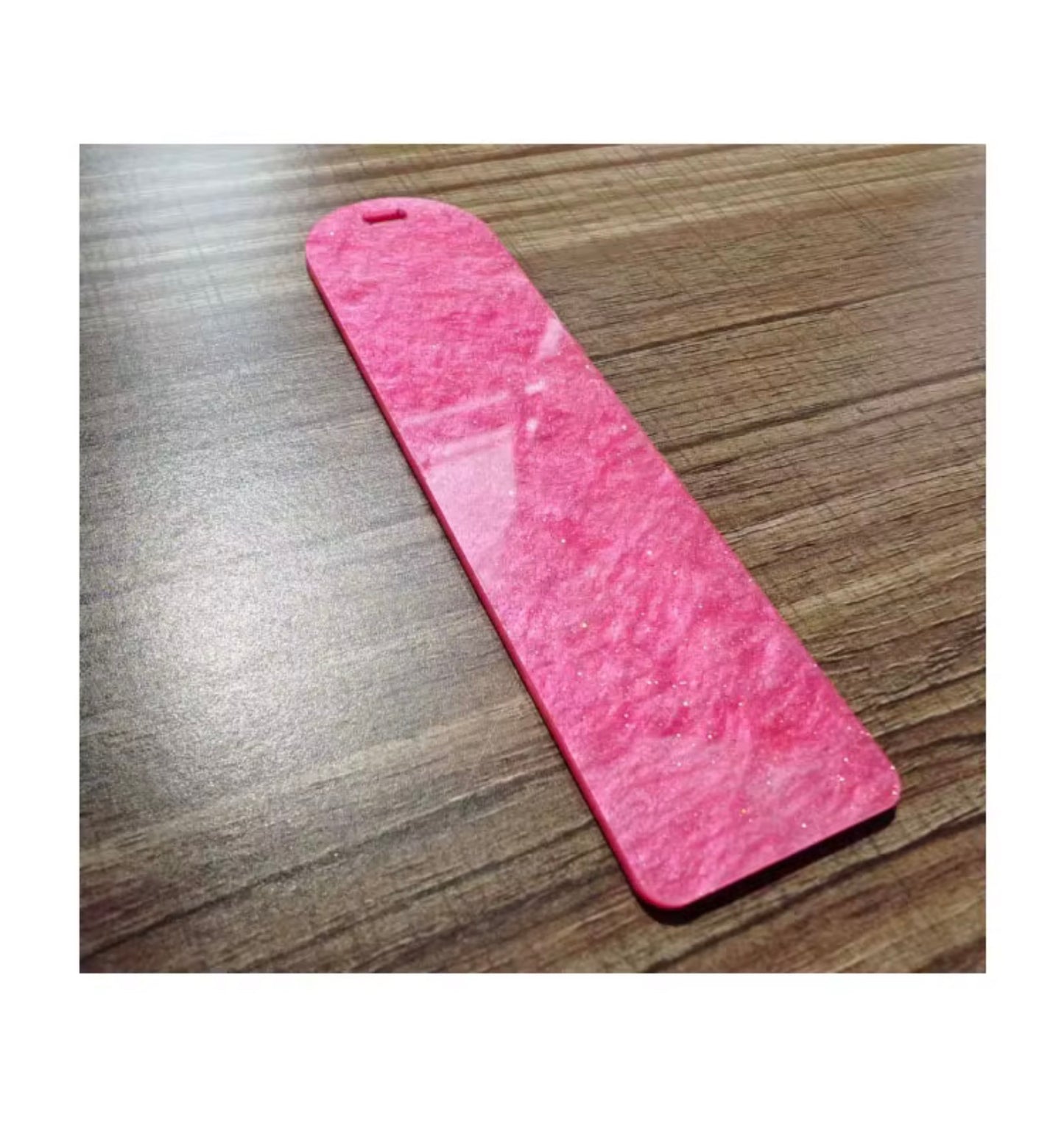 Resin bookmark colourful blank