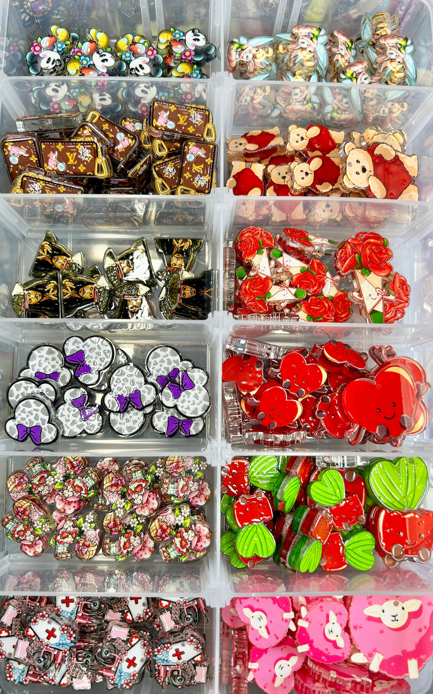 Focal Acrylic Beads