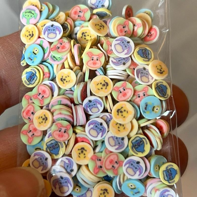 Polymer clay slices