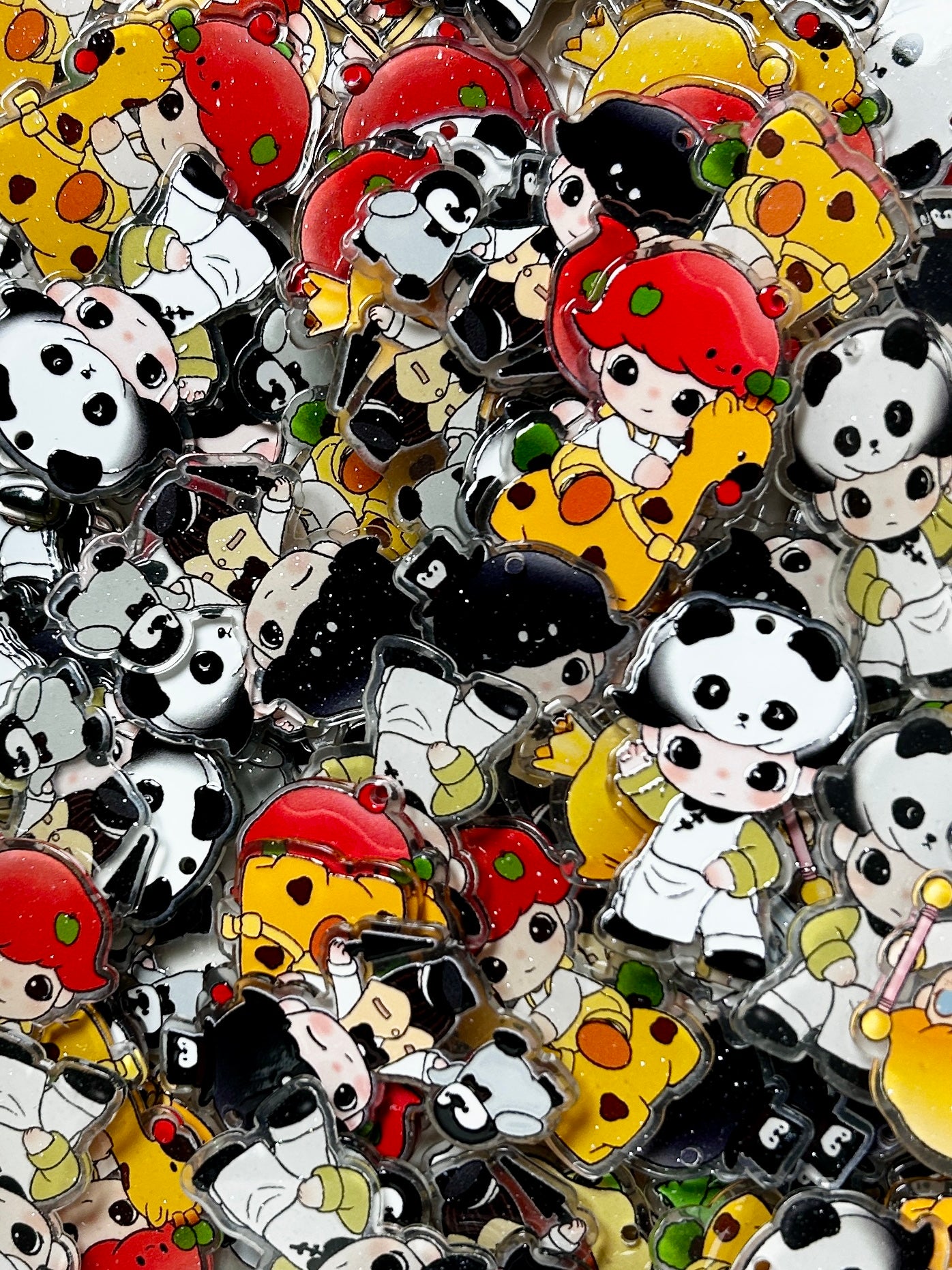 Acrylic charm slices