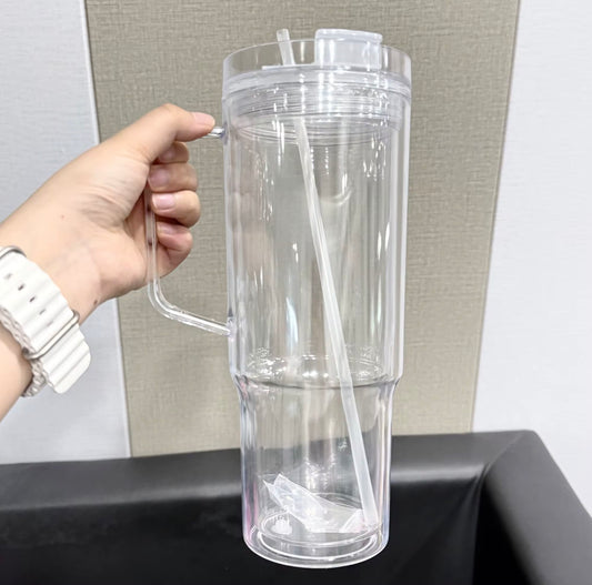40oz snow globe tumbler