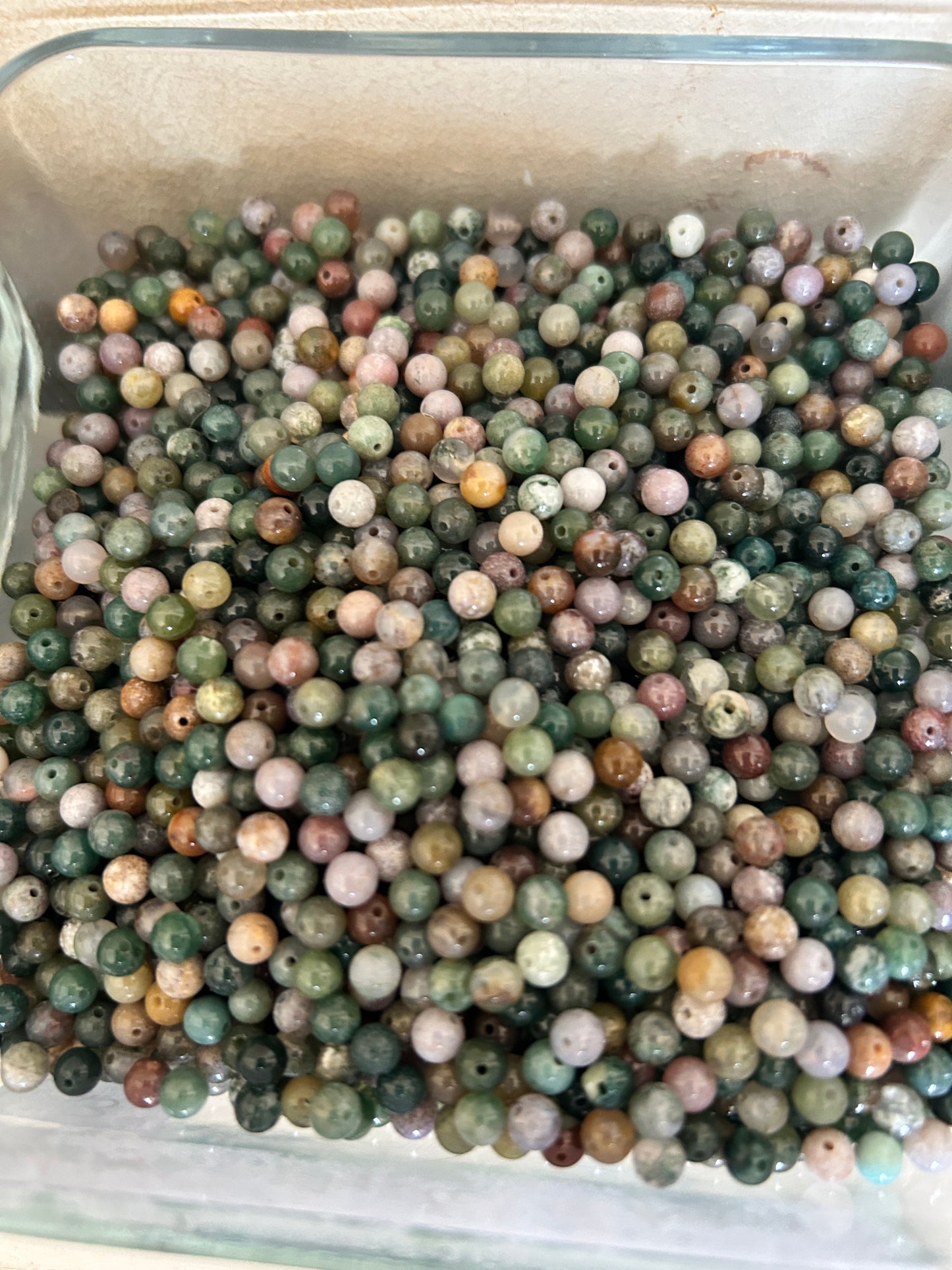 Semiprecious beads