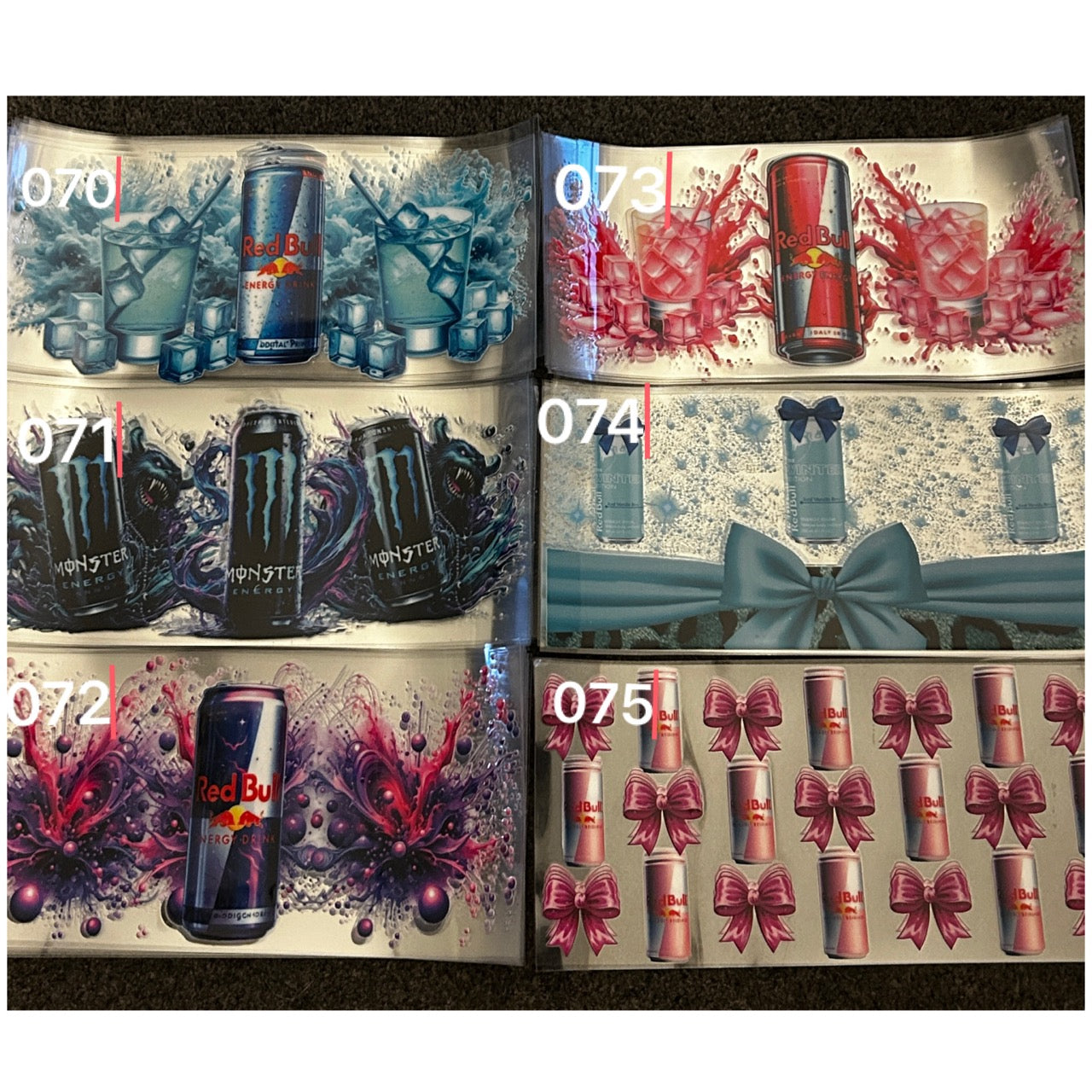 16oz cup wraps