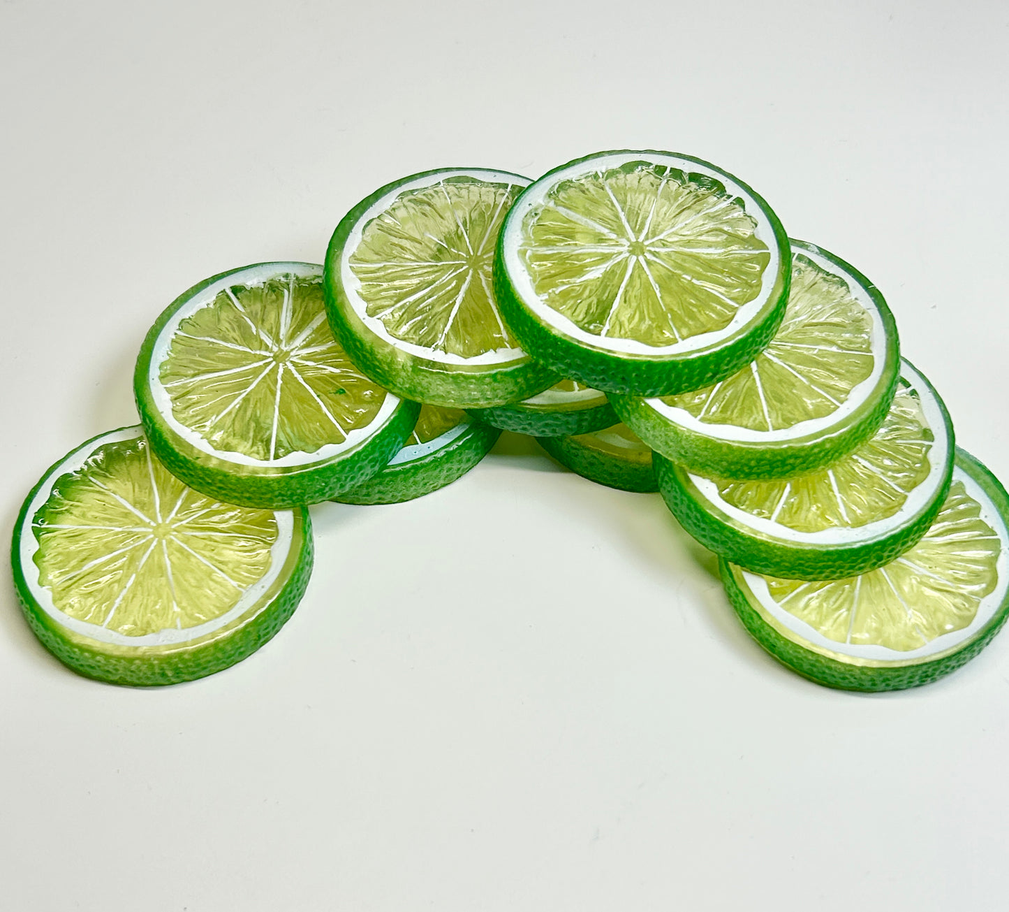 Fruit slices simulated fruit