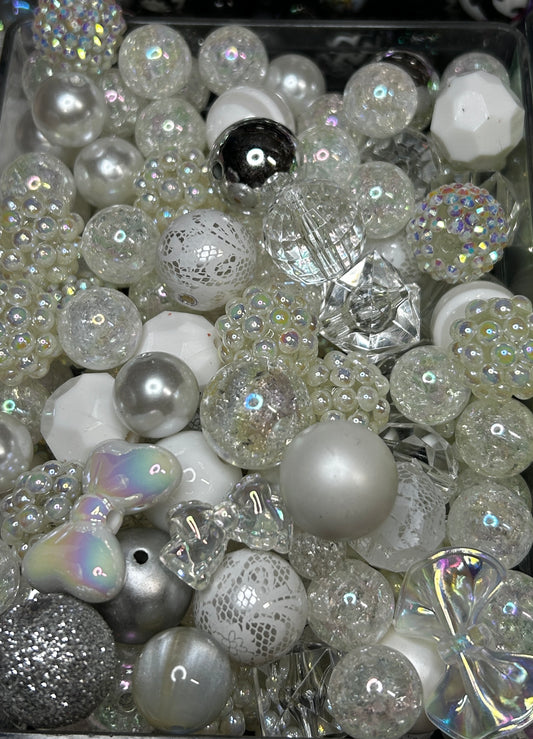 Acrylic bead mixes. Different colours