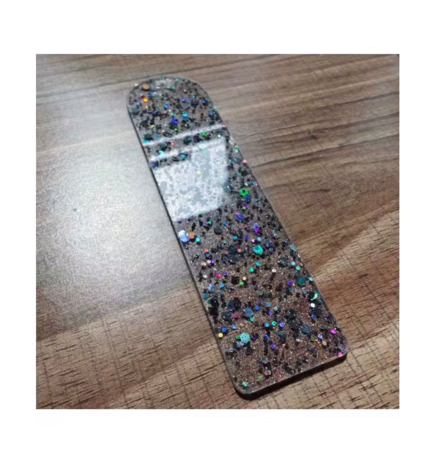Resin bookmark colourful blank
