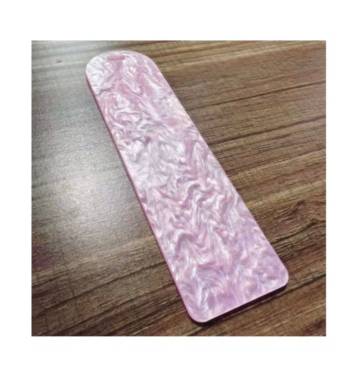 Resin bookmark colourful blank