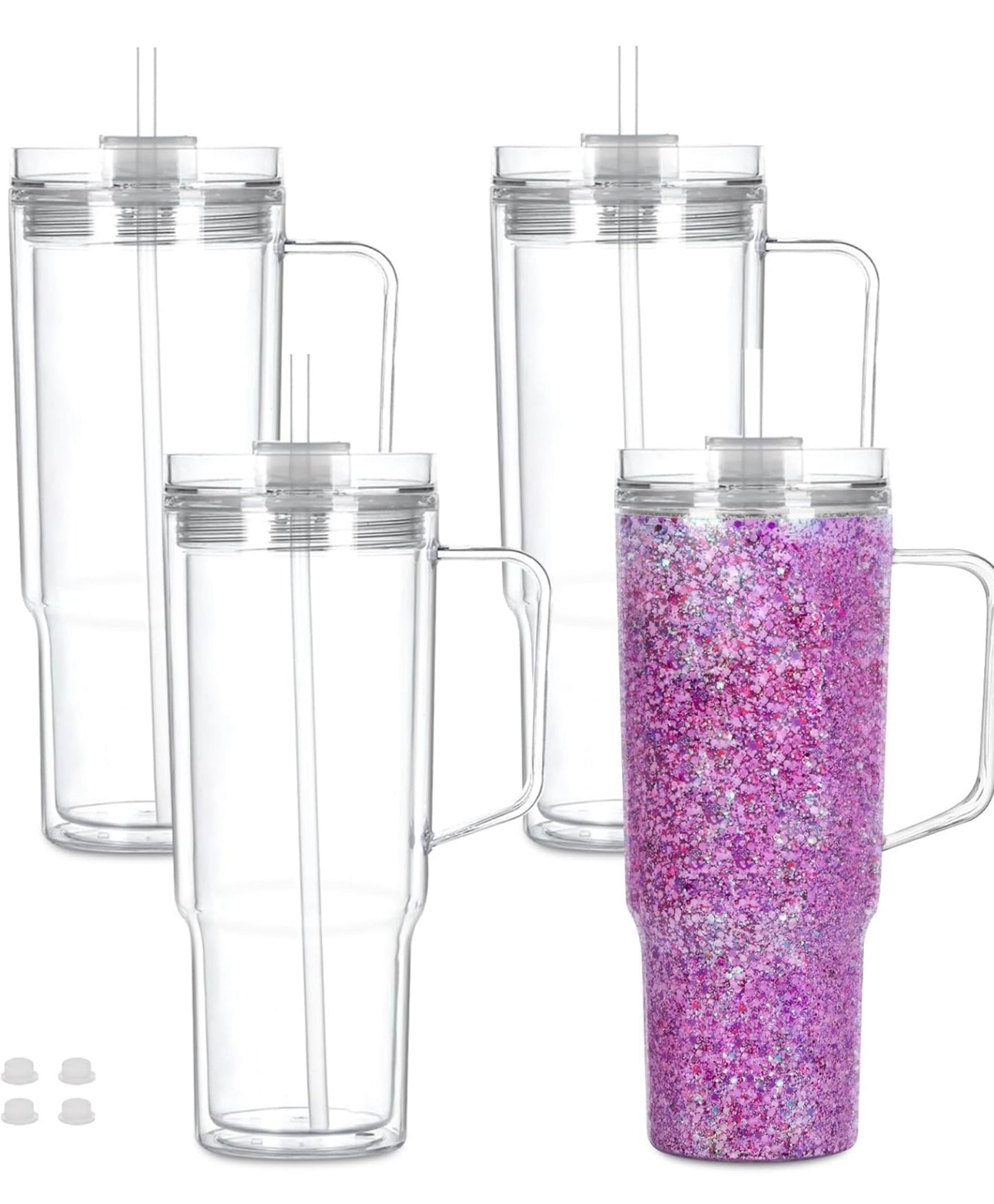 40oz snow globe tumbler