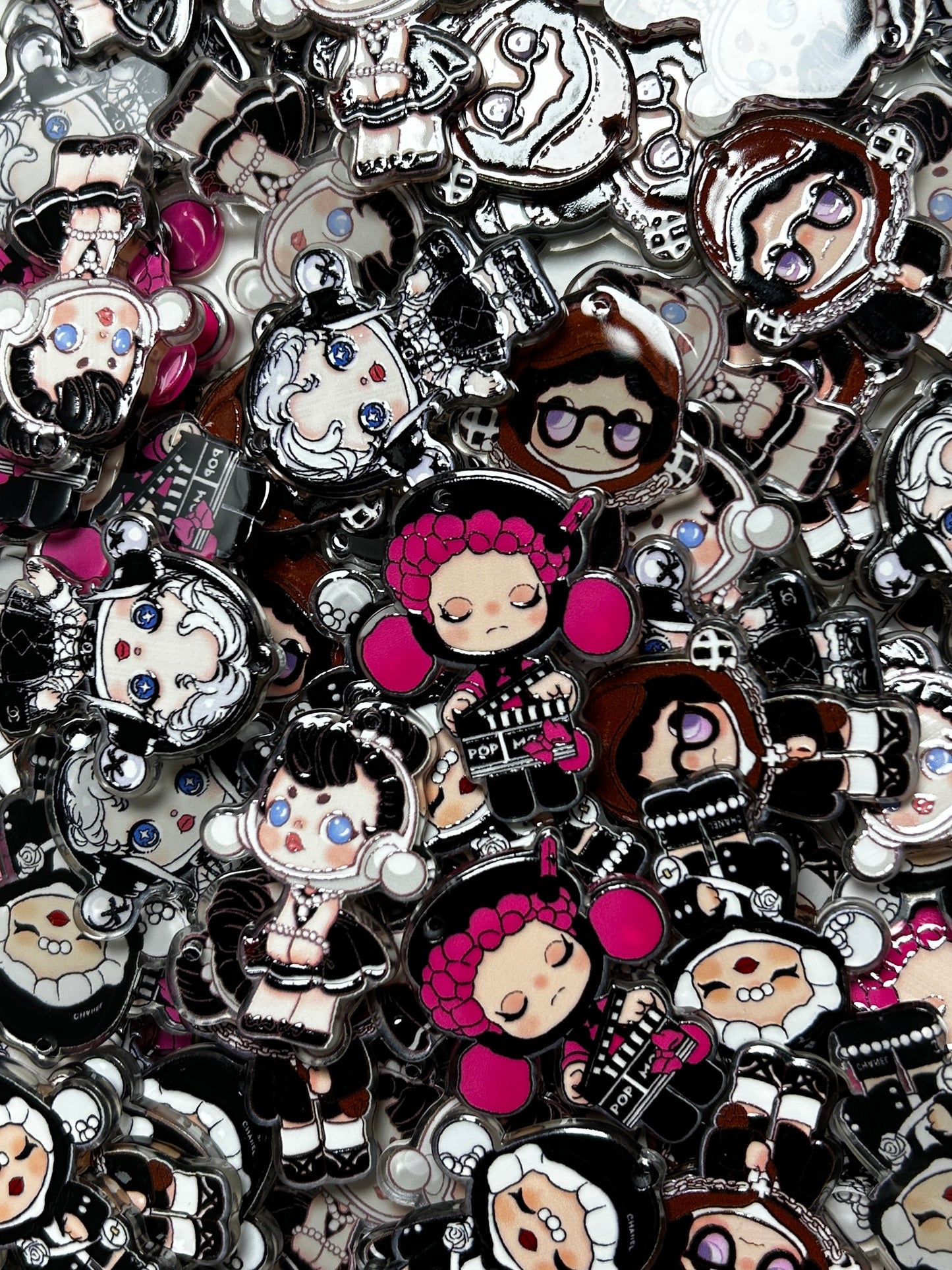 Acrylic charm slices
