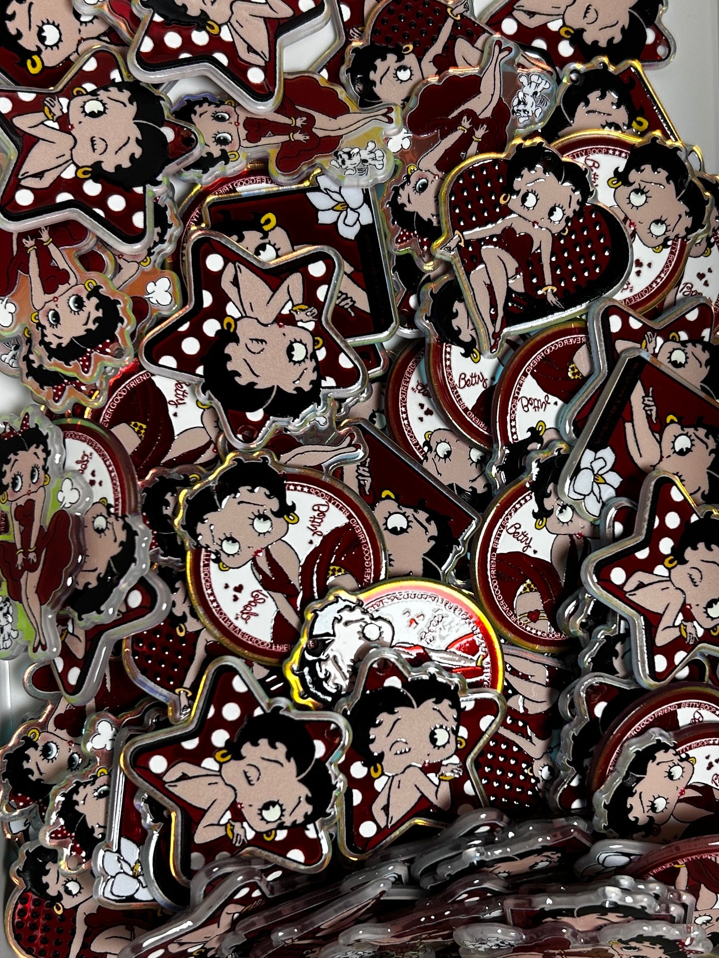 Acrylic charm slices