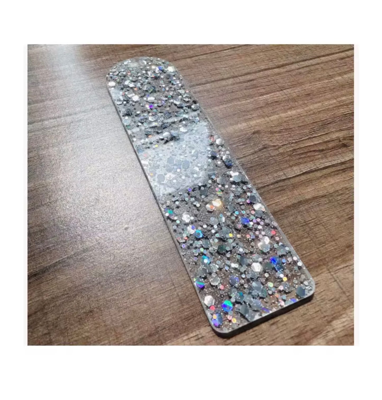Resin bookmark colourful blank