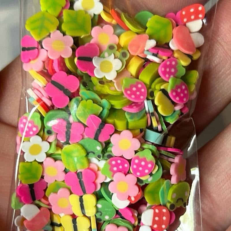 Polymer clay slices