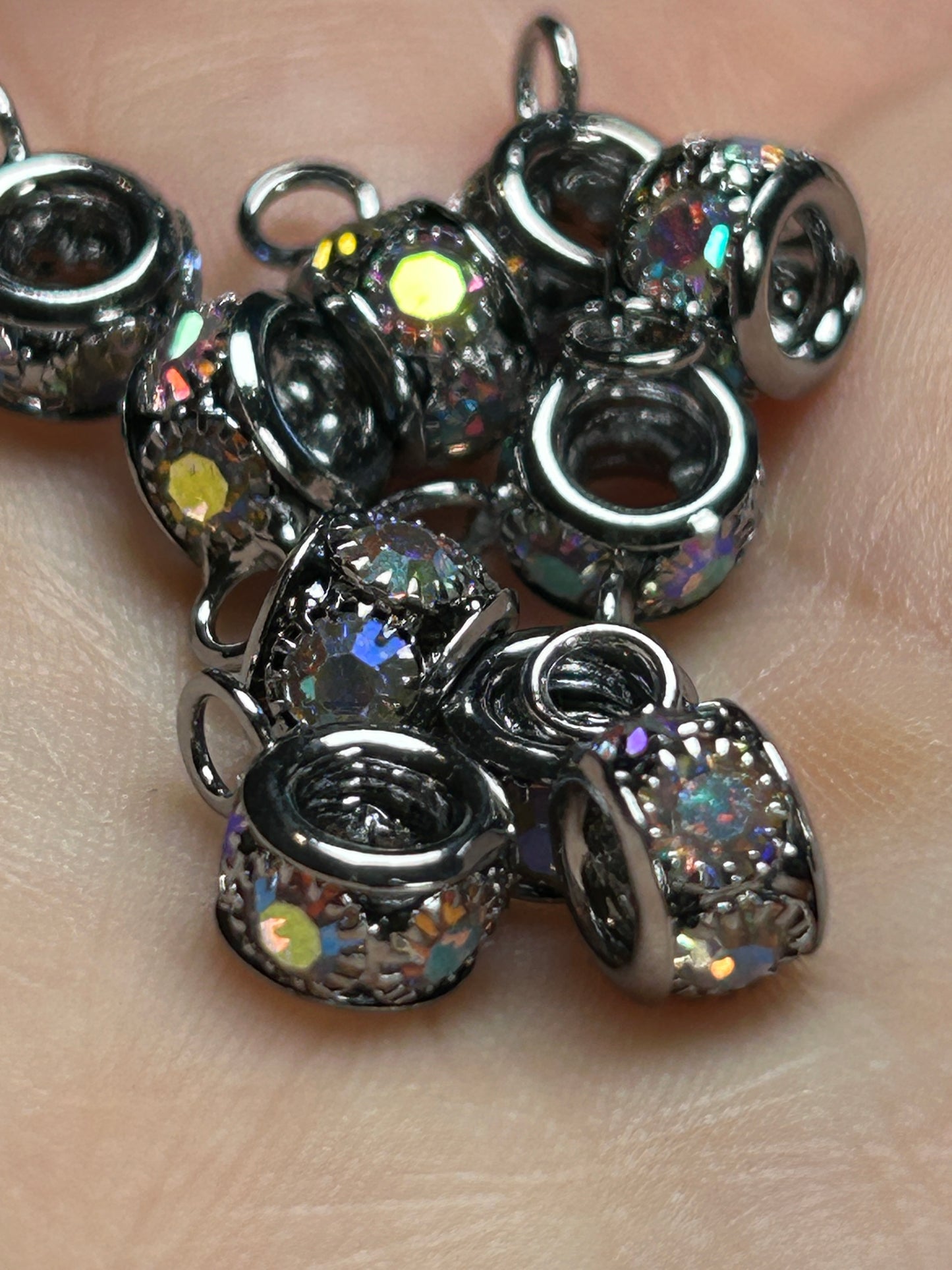 Rhinestone bails.