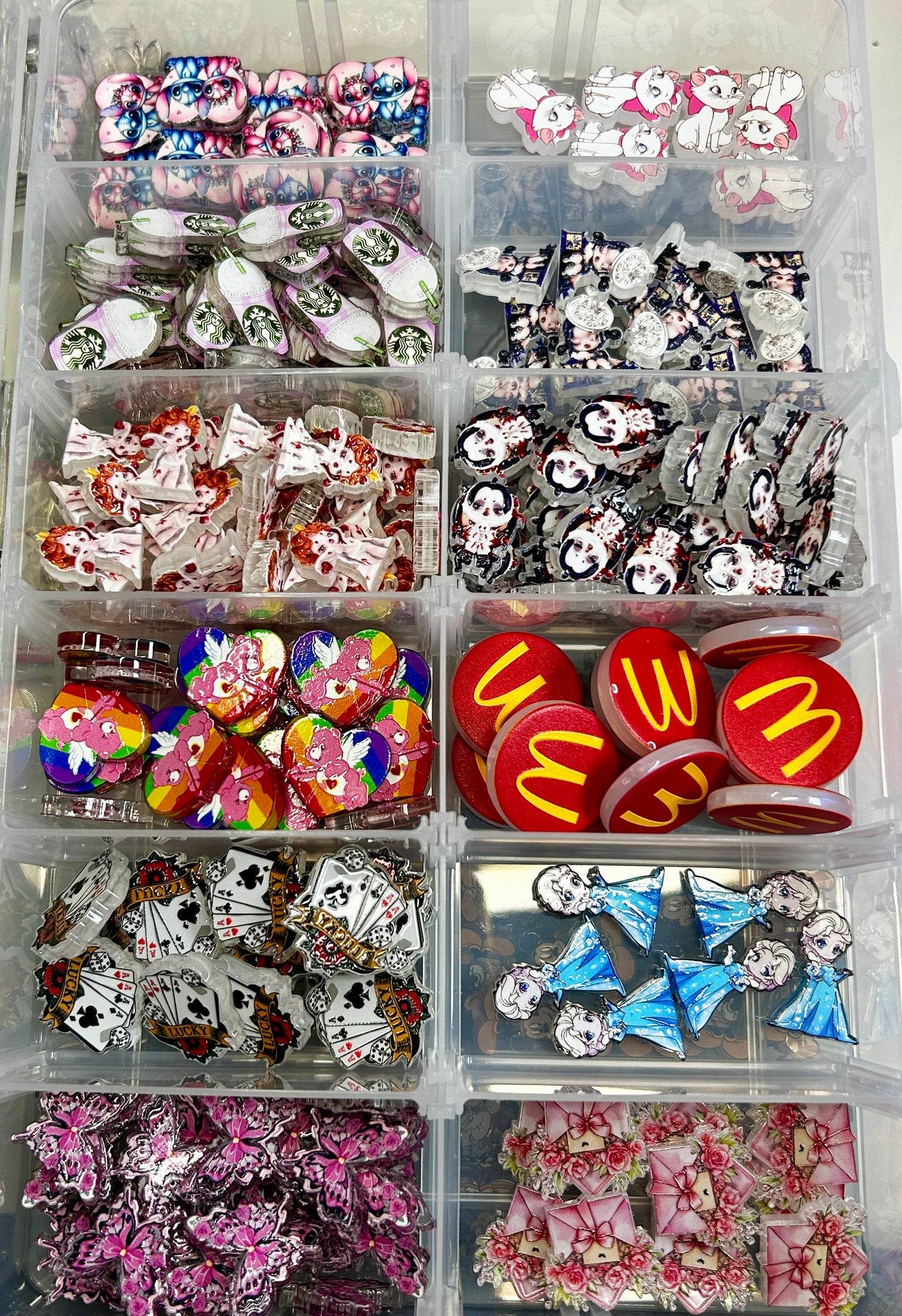 Focal Acrylic Beads