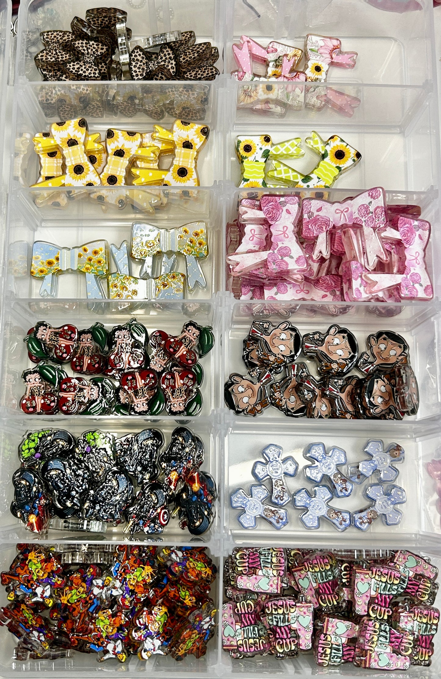 Focal Acrylic Beads