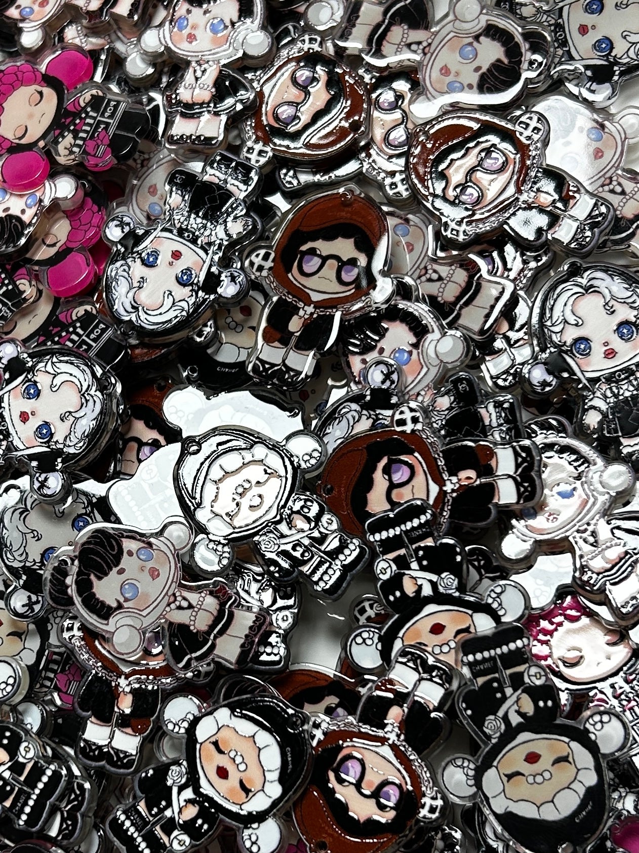 Acrylic charm slices