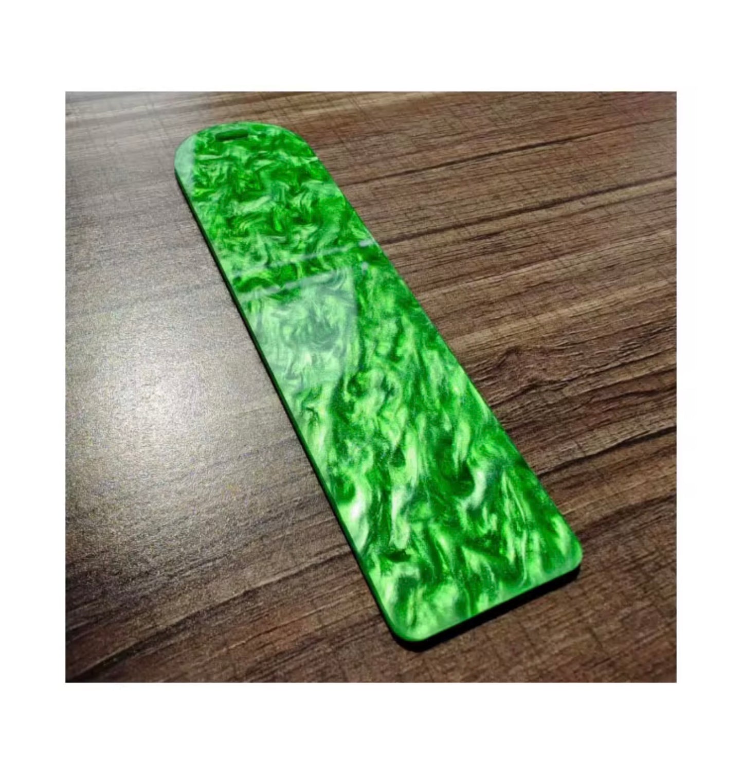 Resin bookmark colourful blank