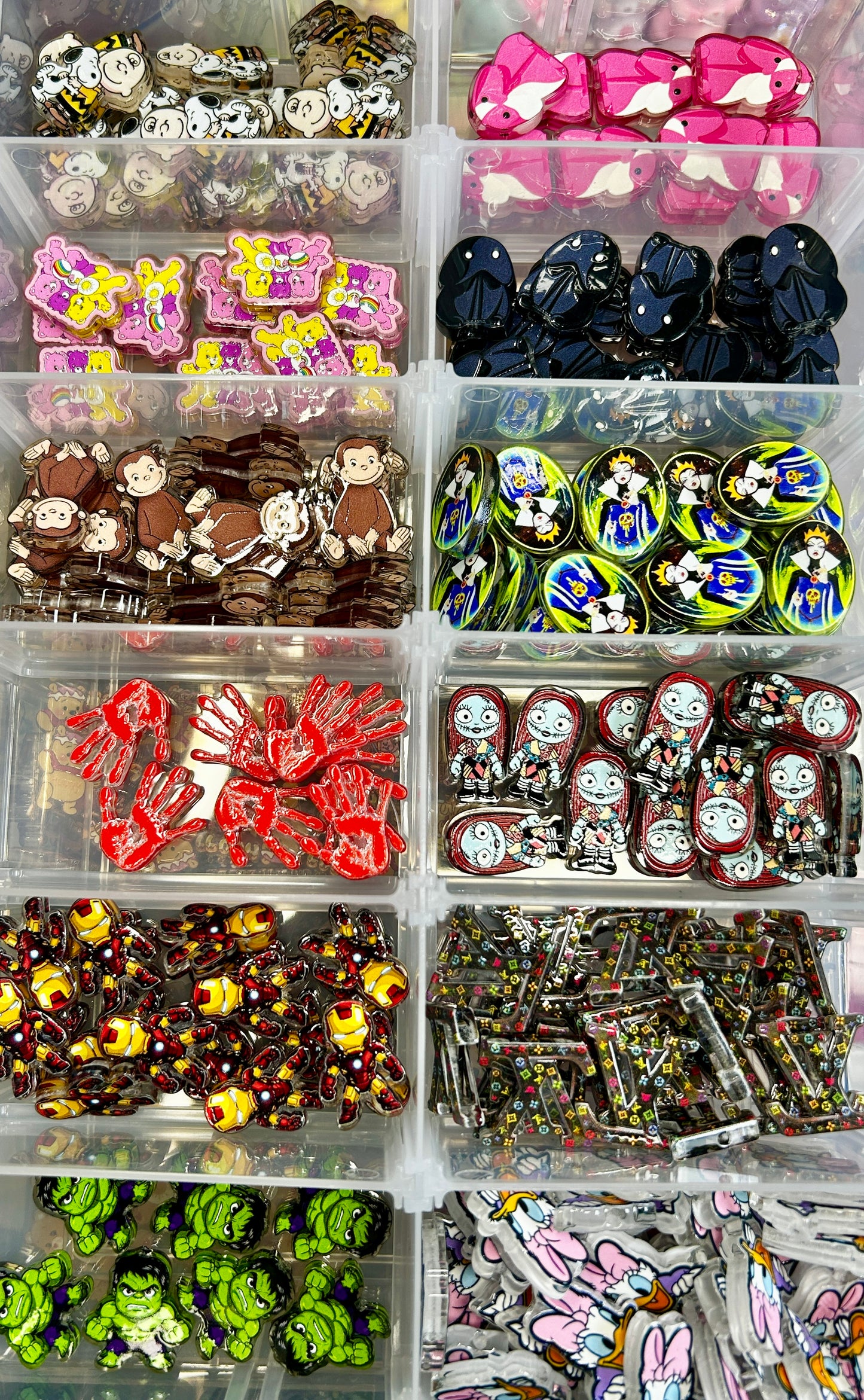 Focal Acrylic Beads