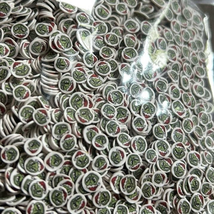 Polymer clay slices