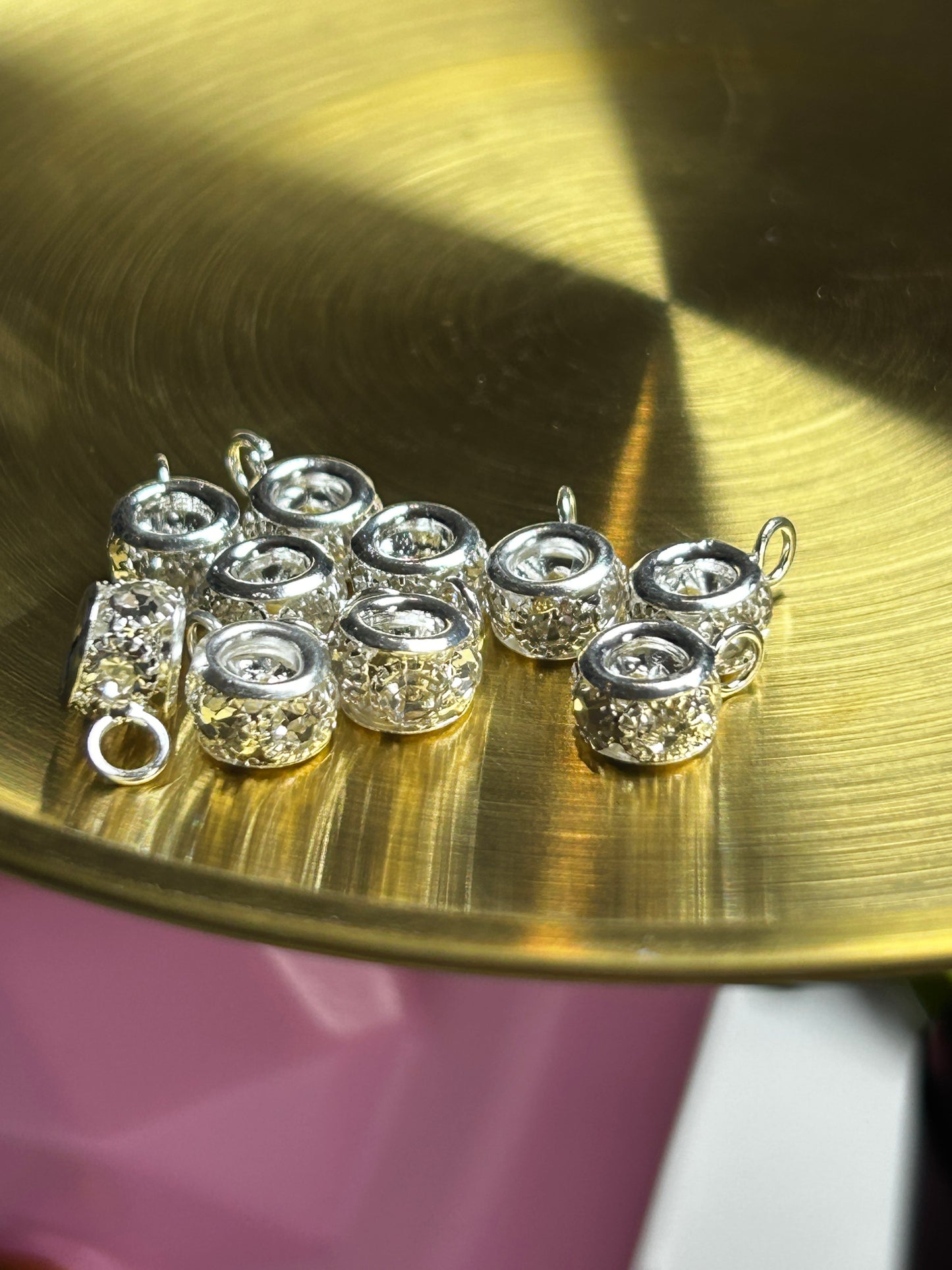 Rhinestone bails.