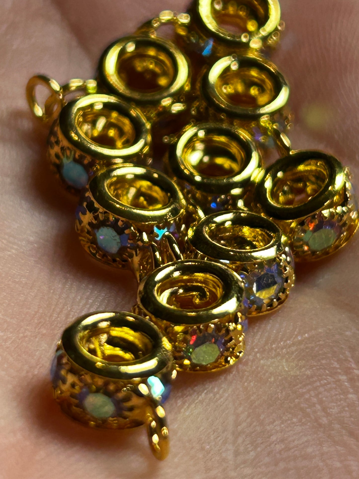 Rhinestone bails.